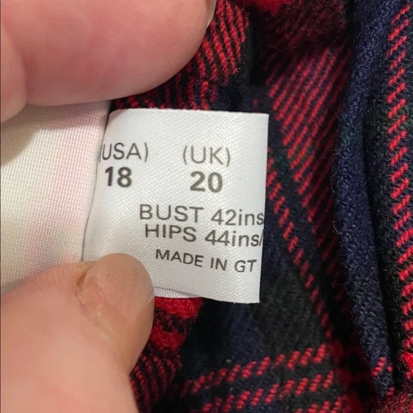 Mosbrook | Pure New Wool | Plaid |Tartan |Pleated | Wrap | Kilt | Skirt| Size 18 - Picture 11 of 16